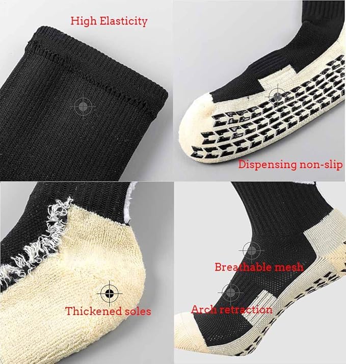 Mens Football Socks Non-Slip